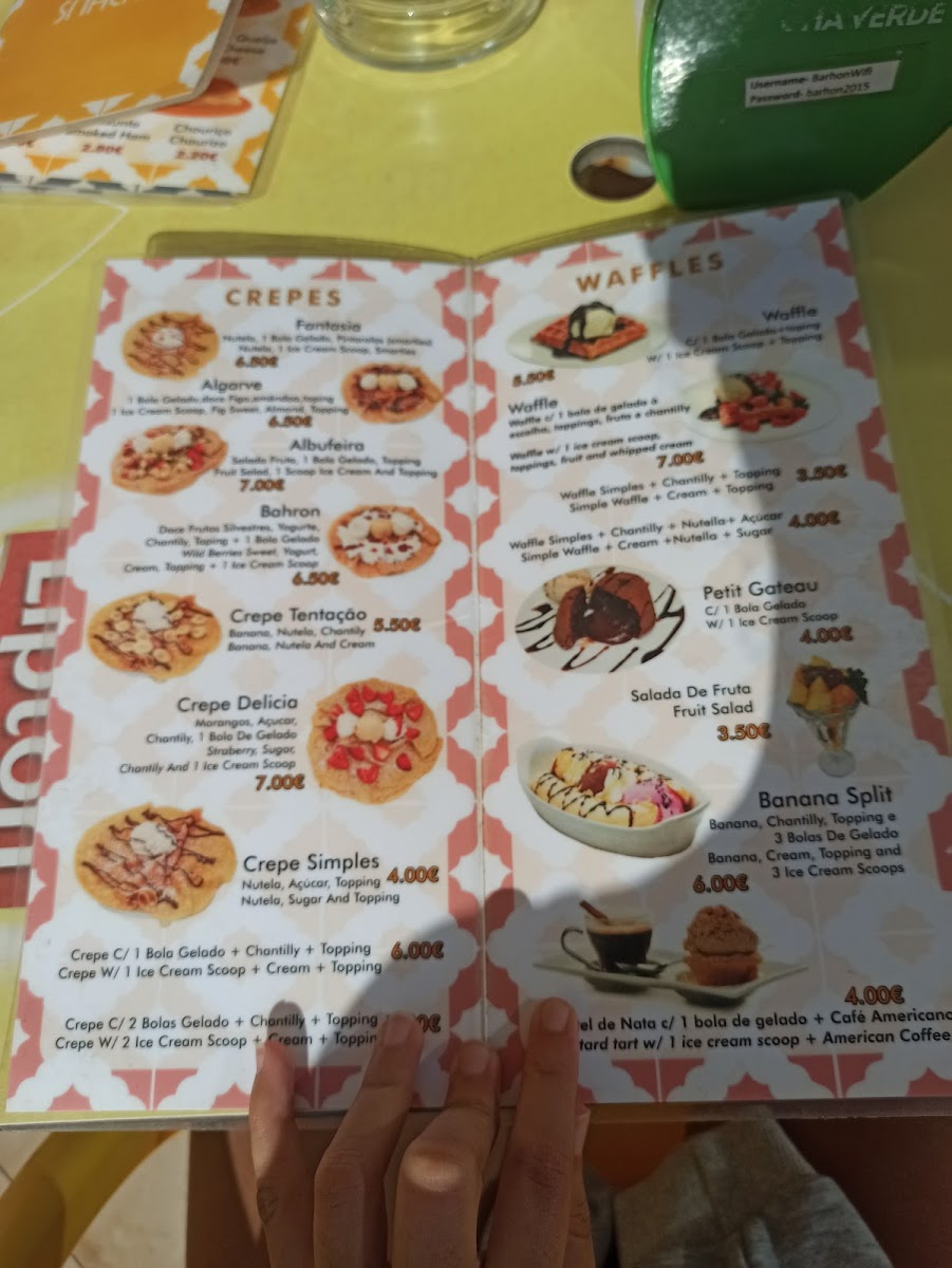 Menu Pastelaria E Gelataria Barhon-5